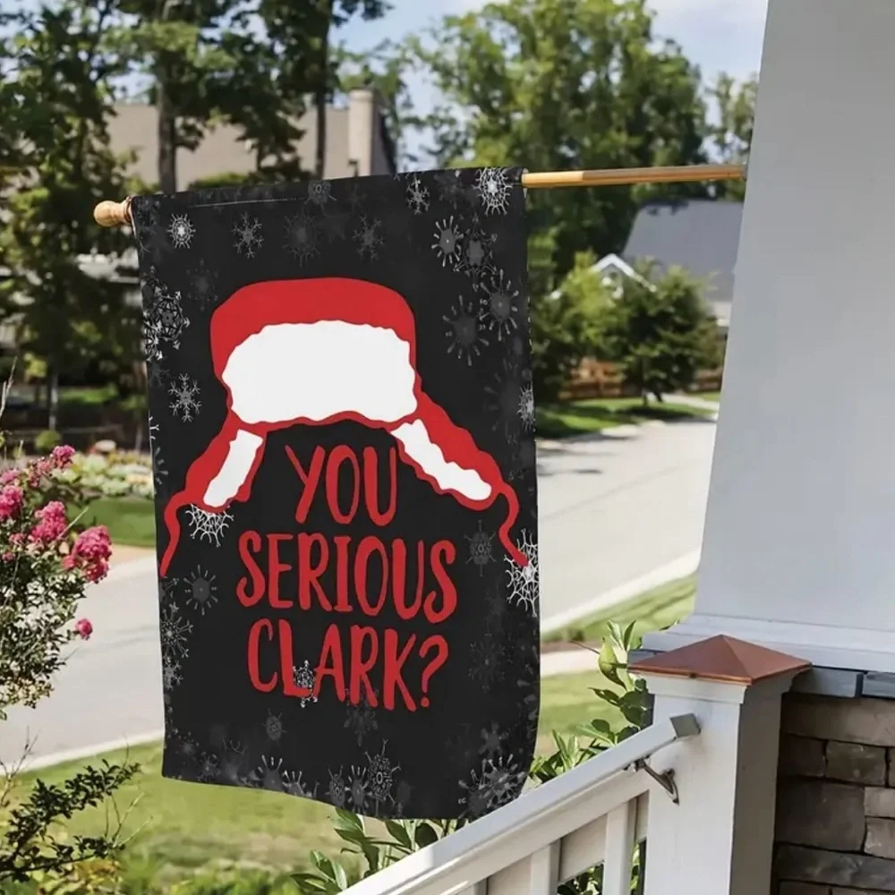 National Lampoon’s Christmas Vacation “You Serious Clark?” Garden Flag-NEW
